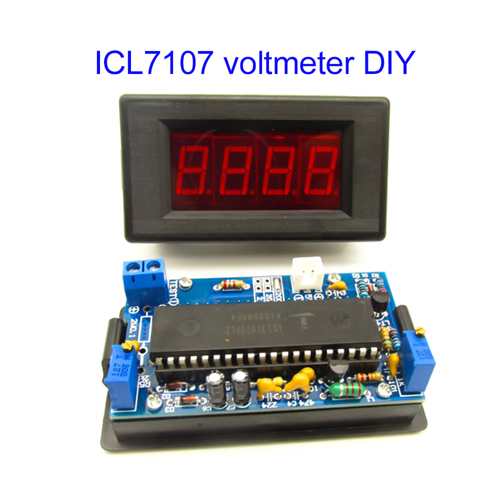 ICL7107 Voltmeter DIY-Kit Teil – Diy Electronics Project Kit Bewertung und Preis