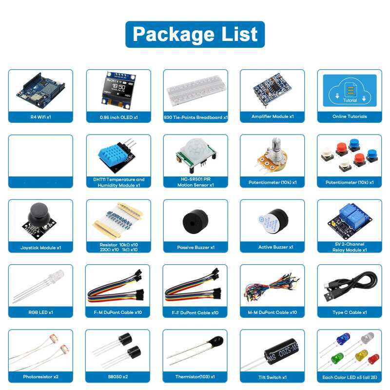 UNO R4 WiFi-kompatibles Entwic – Diy Electronics Project Kit Bewertung und Preis