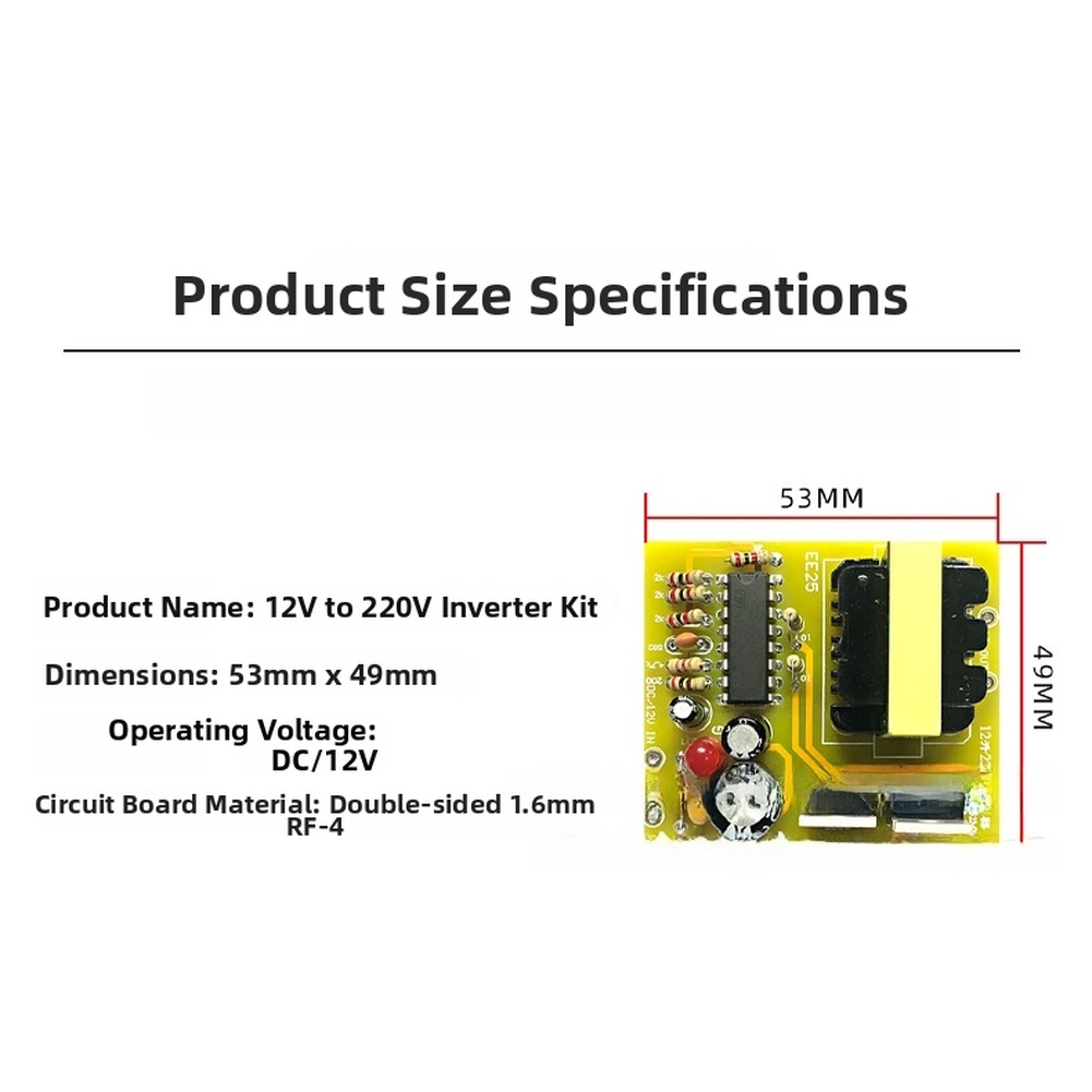 Wechselrichter-Kit DC 12V zu A – Diy Electronics Project Kit Bewertung und Preis
