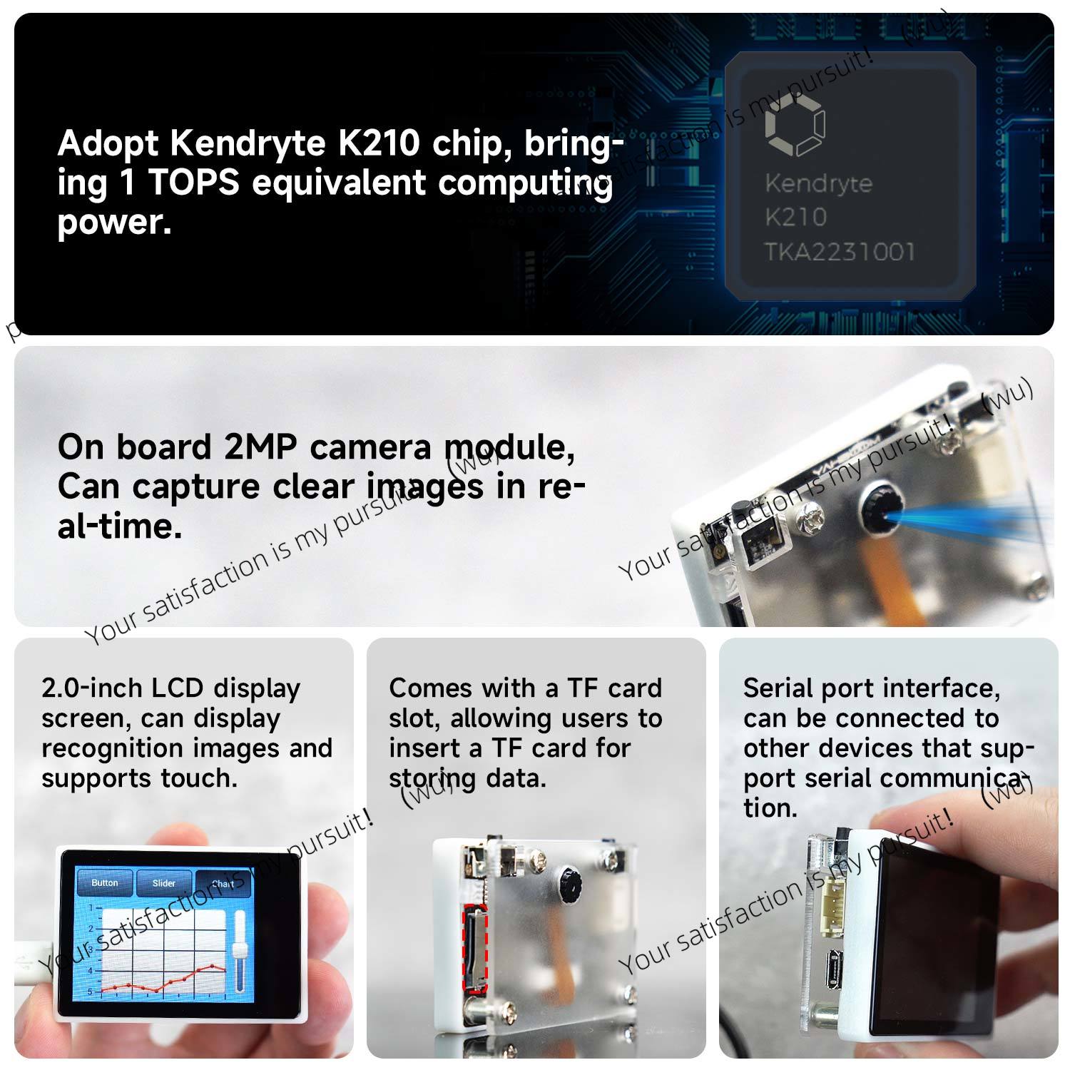 K210 Visuelles Erkennungsmodul – Diy Electronics Learning Kit Bewertung und Preis